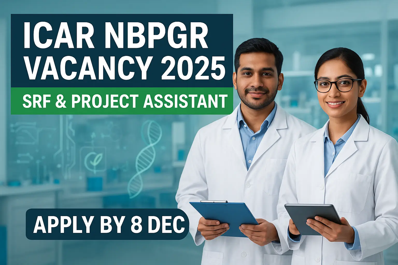 ICAR NBPGR Vacancy 2025