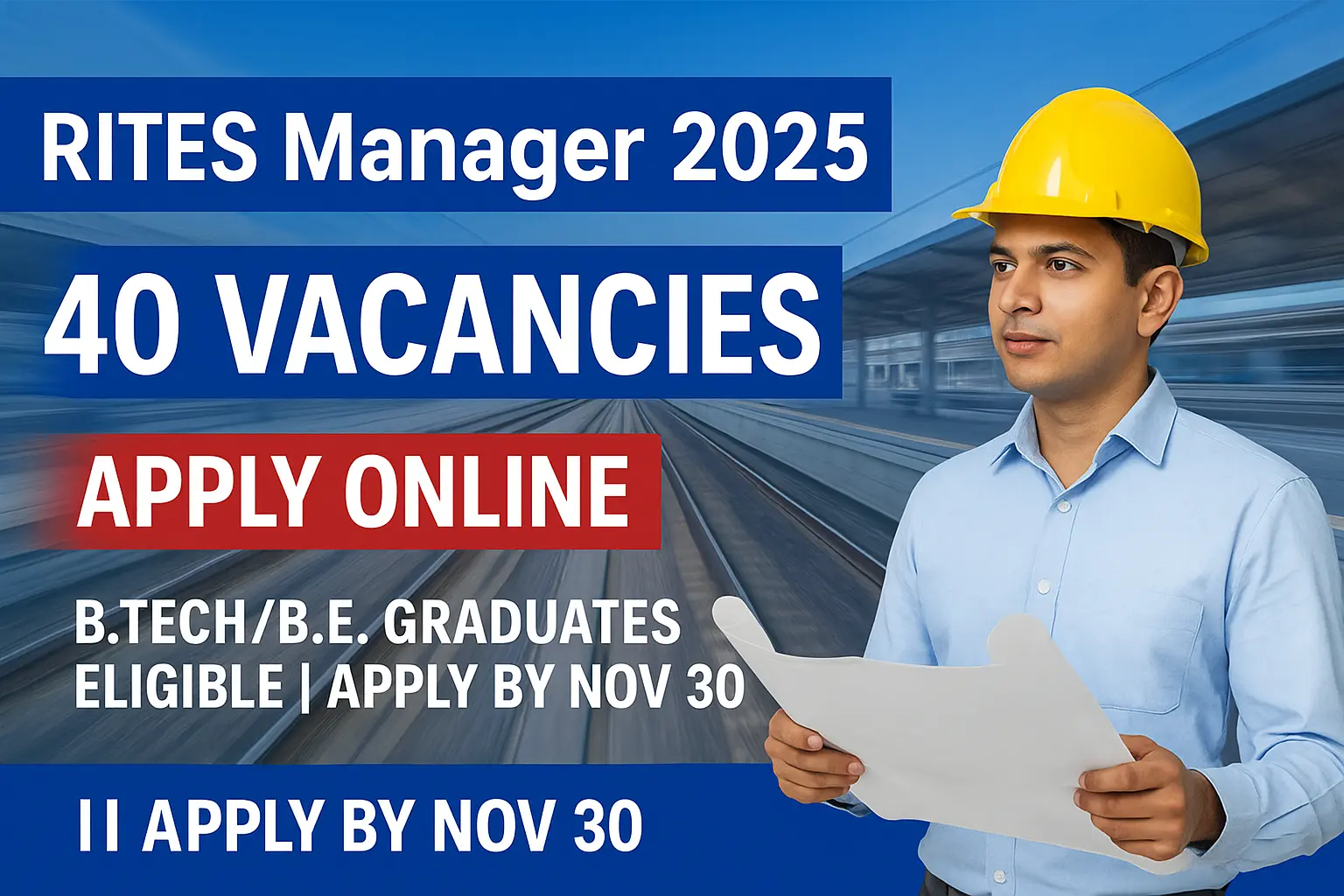 RITES Manager 2025 Notification Out