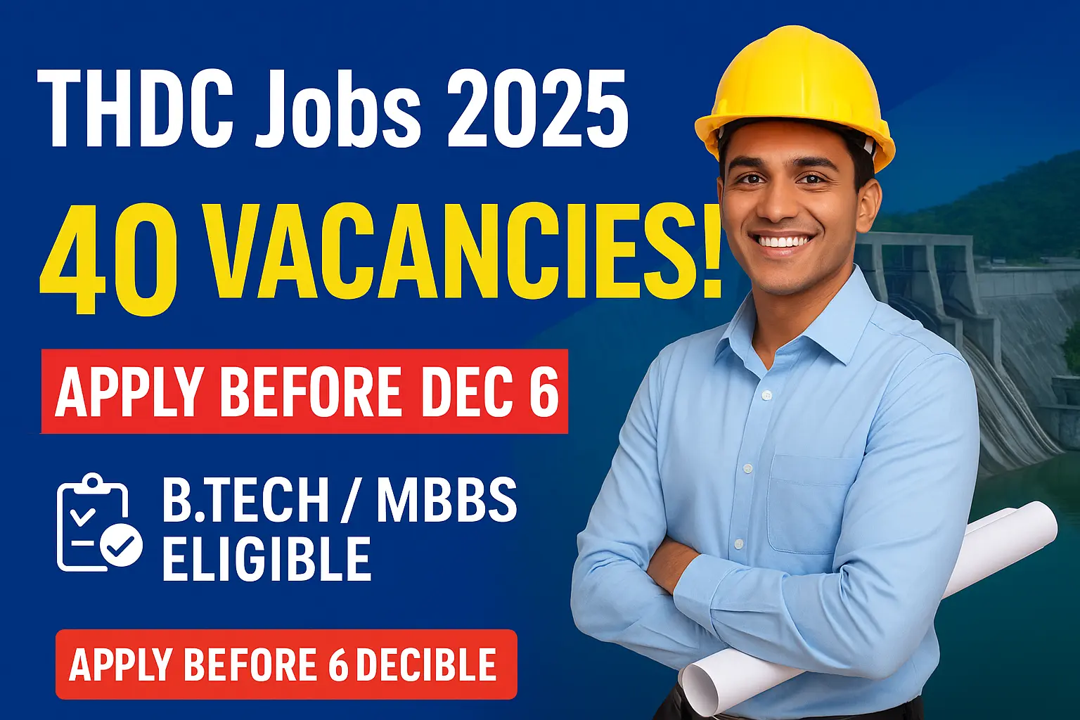 THDC Recruitment 2025 – 40 Vacancies